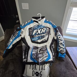 FXR Racing Blue and Black Jacket